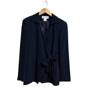Early 1990s Christian Dior blazer with sleek wrap
